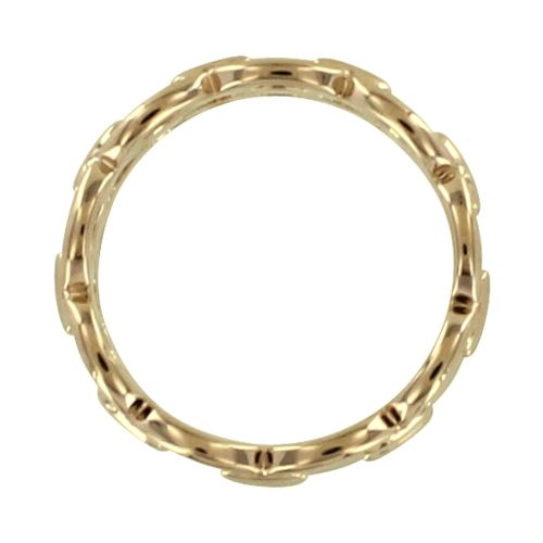 Bague Plaqué Tube de Maillons - taille 52 - LES POULETTES BIJOUX - Modalova