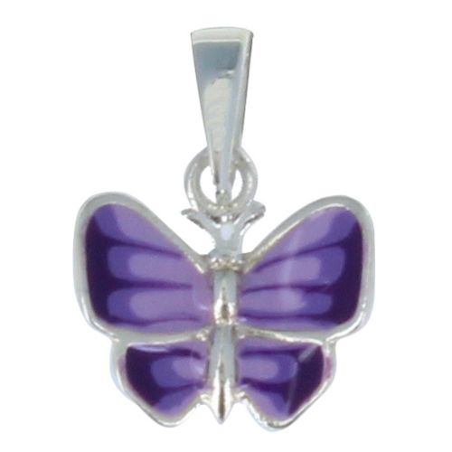 Pendentif Argent Petit Papillon des Iles émaillé - Classics - LES POULETTES BIJOUX - Modalova