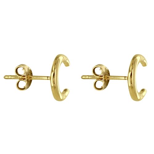 Boucles d'Oreilles Plaqué Croissant de Lune - LES POULETTES BIJOUX - Modalova