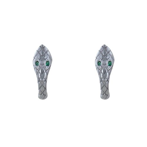 Boucles d'Oreilles Mini Créoles Tête de Serpent - LES POULETTES BIJOUX - Modalova