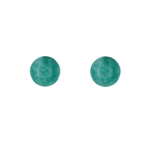 Boucles d'Oreilles Clou Argent 925 Rhodié et Perles d'Amazoni - LES POULETTES BIJOUX - Modalova