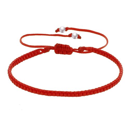 Bracelet Perles Lien Tréssé - LES POULETTES BIJOUX - Modalova