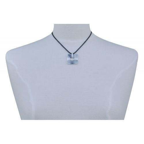 Collier Argent 925 et Petit Pendentif Pâte de Verre Donuts No - LES POULETTES BIJOUX - Modalova