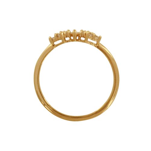 Bague Plaqué Couronne de Strass Ronds Ovale Rectangles - t - LES POULETTES BIJOUX - Modalova