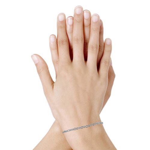 Bracelet 925 Gourmette Petits Maillons - LES POULETTES BIJOUX - Modalova