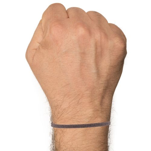 Bracelet Tresse en Coton Chocolat - taille 20 cm - LES POULETTES BIJOUX - Modalova