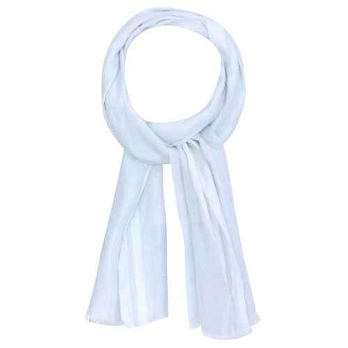 BIJOUX - Echarpe 100% Lin Deux Rayures Blanches - LES POULETTES - Modalova
