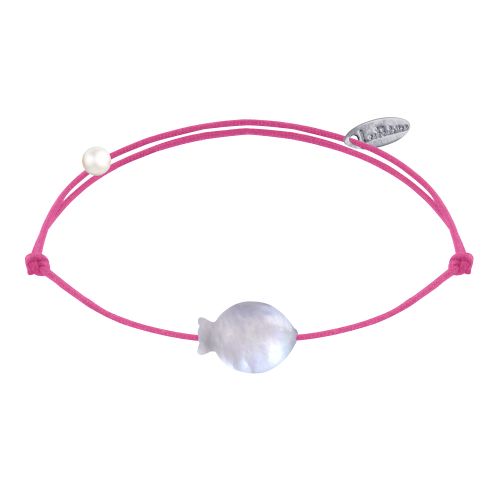 Bracelet Lien Petit Poisson en Nacre - LES POULETTES BIJOUX - Modalova