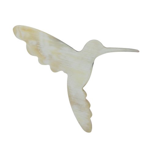 Broche Colibri en Corne Modèle 2 - LES POULETTES BIJOUX - Modalova