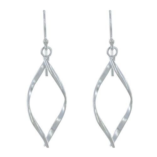 Boucles d'Oreilles Losange Torsadé - LES POULETTES BIJOUX - Modalova