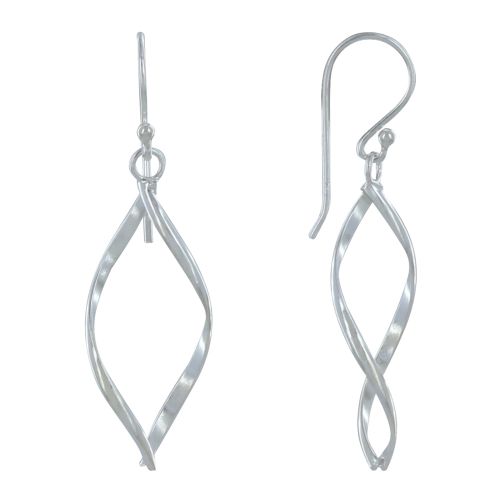 Boucles d'Oreilles Losange Torsadé - LES POULETTES BIJOUX - Modalova