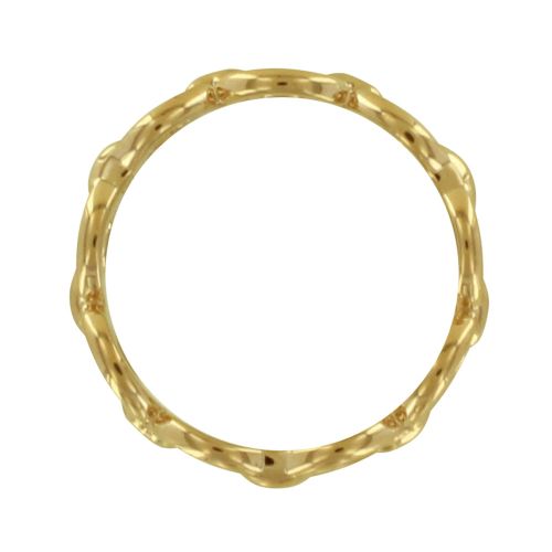 Bague Plaqué Maillons Simple - taille 52 - LES POULETTES BIJOUX - Modalova