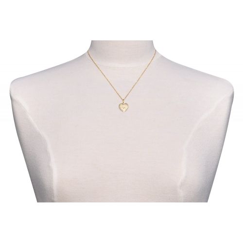 Pendentif Plaqué Coeur et Strass - LES POULETTES BIJOUX - Modalova