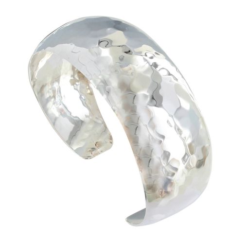 Bracelet Bombé Martelé - LES POULETTES BIJOUX - Modalova