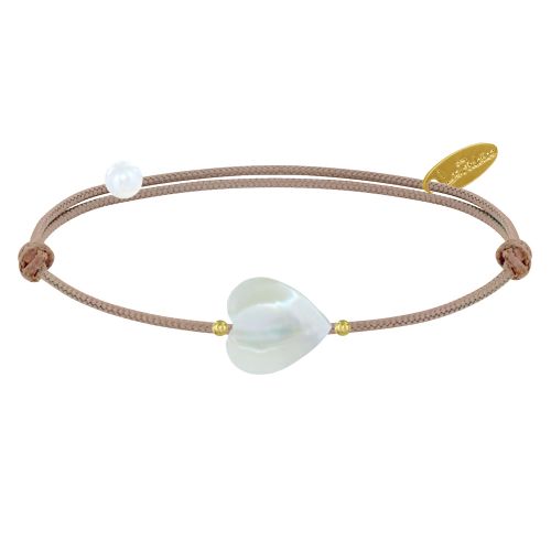 Bracelet Petit Coeur de Nacre - Classics - LES POULETTES BIJOUX - Modalova