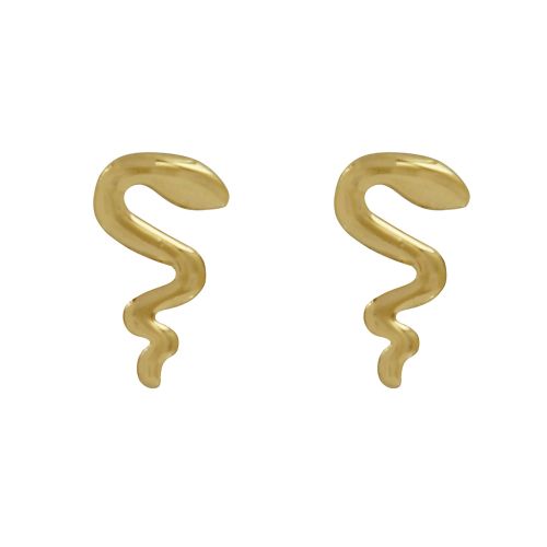 Boucles d'Oreilles Plaqué Serpent - LES POULETTES BIJOUX - Modalova