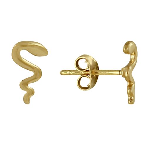 Boucles d'Oreilles Plaqué Serpent - LES POULETTES BIJOUX - Modalova
