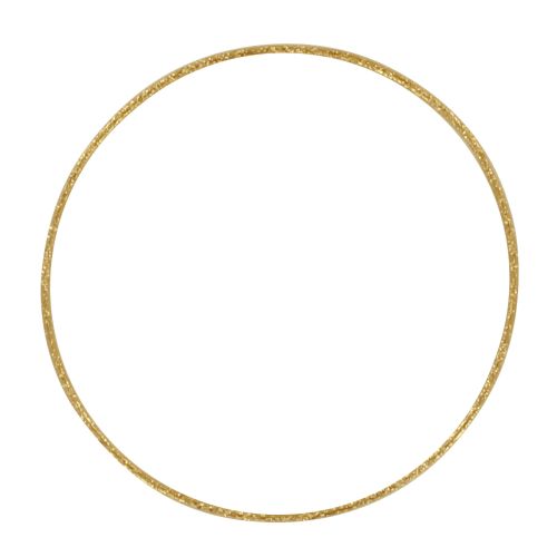 Bracelet Plaqué Jonc Diamanté Très Fin Rond 6,4cm - LES POULETTES BIJOUX - Modalova