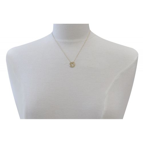 Collier Plaqué Jeton Ajouré Gravé Je T'Aime - LES POULETTES BIJOUX - Modalova