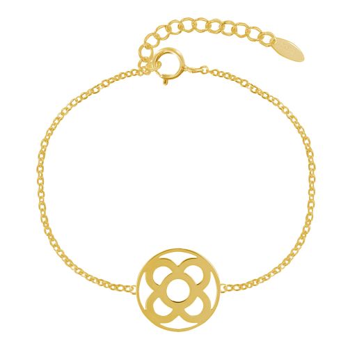 Bracelet Argent Doré Fleur de Barcelone - LES POULETTES BIJOUX - Modalova