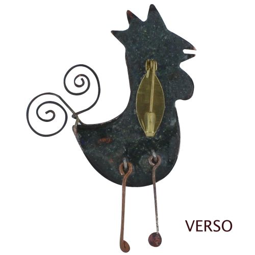 Broche Coq Émaillée - LES POULETTES BIJOUX - Modalova