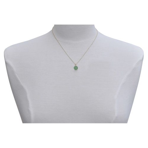 Collier Plaqué Or Pendentif Perle d'Aventurine - LES POULETTES BIJOUX - Modalova