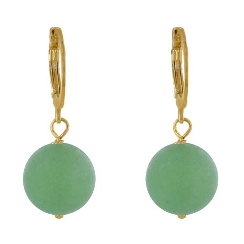 Boucles d'Oreilles Mini Créoles Plaqué Or et Perle d'Aventuri - LES POULETTES BIJOUX - Modalova