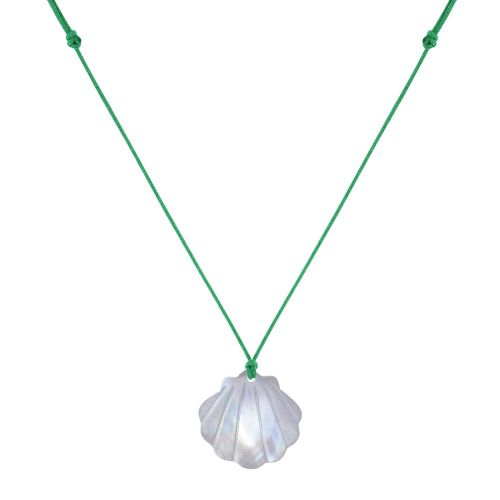Collier Lien Coquille St Jacques en Nacre - LES POULETTES BIJOUX - Modalova