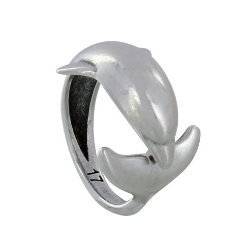 Bague Métal é Dauphin - taille 50 - LES POULETTES BIJOUX - Modalova