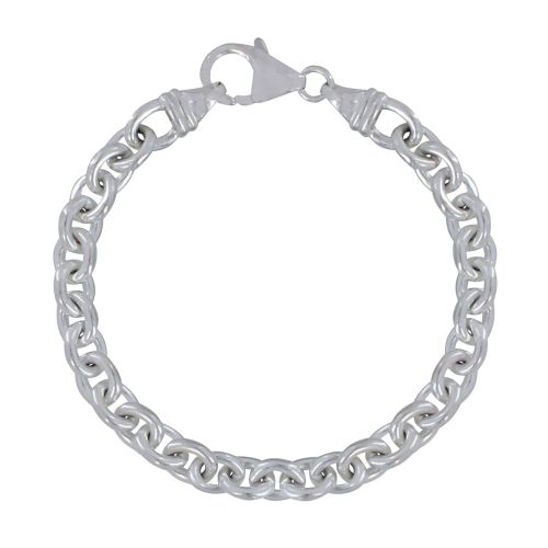 Bracelet Gourmette Maille Forcat - LES POULETTES BIJOUX - Modalova