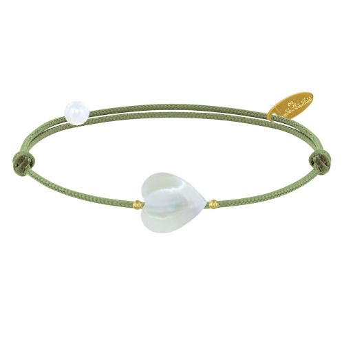Bracelet Petit Coeur de Nacre - Classics - LES POULETTES BIJOUX - Modalova