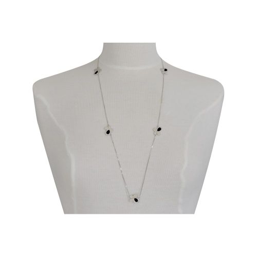 Sautoir Argent 925 et Papillons Argent Onyx - LES POULETTES BIJOUX - Modalova