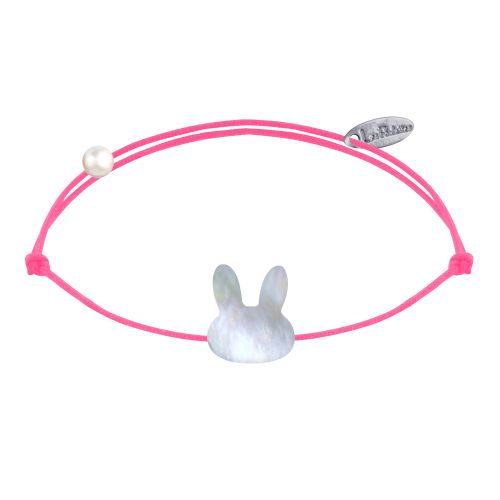 Bracelet Lien Tête de Lapin en Nacre - LES POULETTES BIJOUX - Modalova