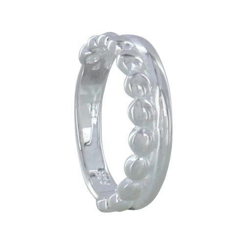 Bague 925 Alliance et Perles Plates - taille 56 - LES POULETTES BIJOUX - Modalova