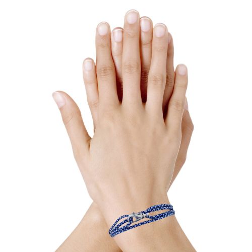 Bracelet Mixte Argent 925 Mousqueton Pivotant et Lien en Para - LES POULETTES BIJOUX - Modalova