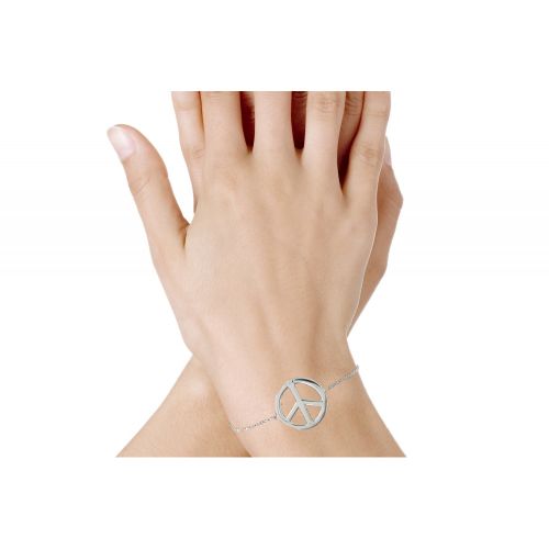 Bracelet Peace and Love - LES POULETTES BIJOUX - Modalova