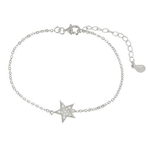 V Bracelet Etoile Scintillante - LES POULETTES BIJOUX - Modalova