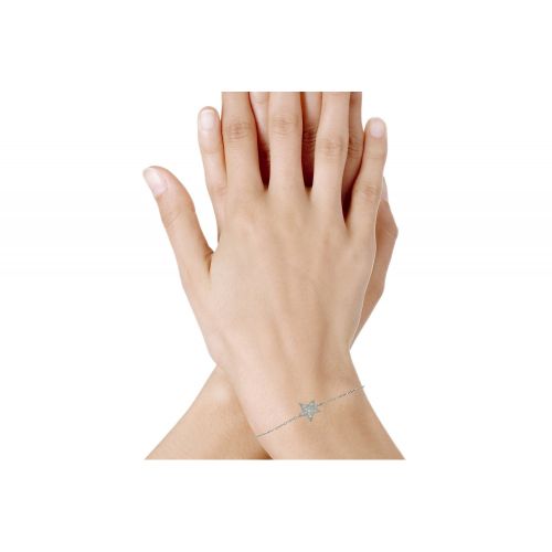 V Bracelet Etoile Scintillante - LES POULETTES BIJOUX - Modalova