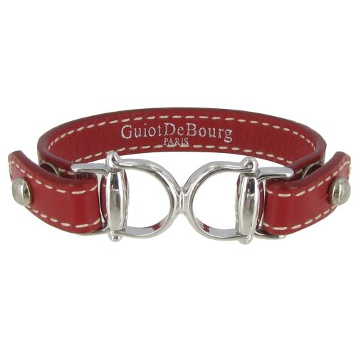 Bracelet Cuir et Etrier Argent 925 - Cuir - LES POULETTES BIJOUX - Modalova