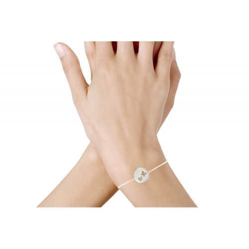 V Bracelet Envolée de Papillons - LES POULETTES BIJOUX - Modalova