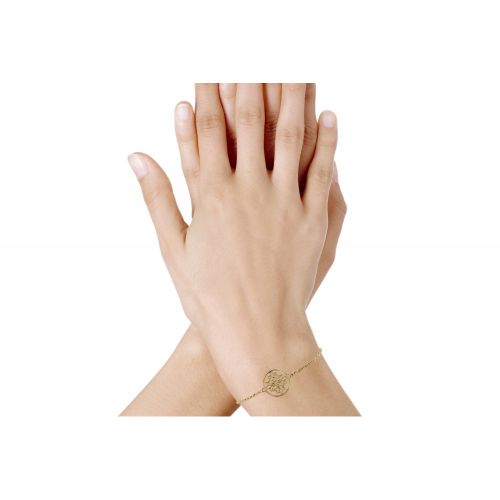 V Bracelet Cercle en Dentelle Plaqué - LES POULETTES BIJOUX - Modalova