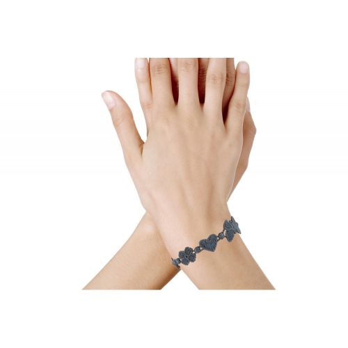 Cruciani Bracelet Dentelle Univers Anthracite - LES POULETTES BIJOUX - Modalova