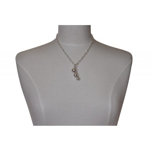 Collier et Trois Billes 925 - LES POULETTES BIJOUX - Modalova