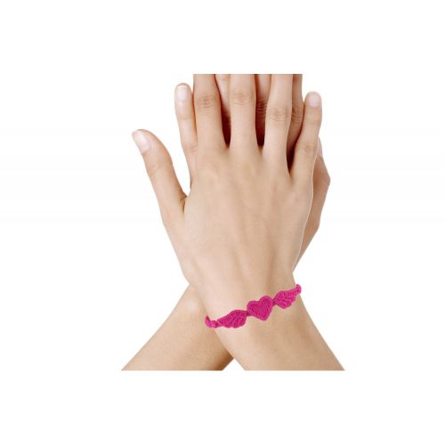 V Cruciani Bracelet Dentelle Angel Heart Fuchsia - LES POULETTES BIJOUX - Modalova