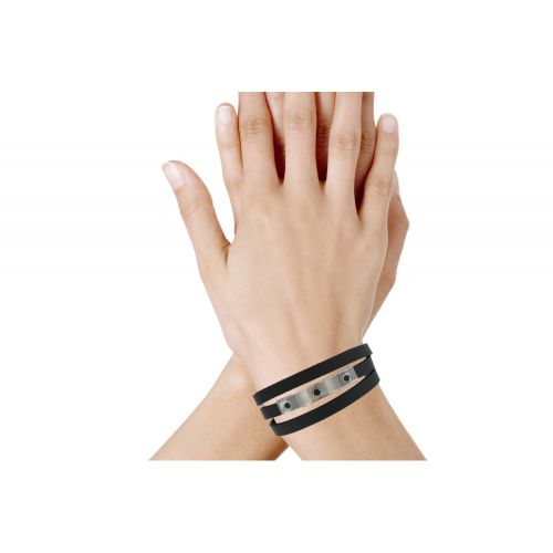 Bracelet Silicone Rectangle et Fermoir Acier - Classics - LES POULETTES BIJOUX - Modalova