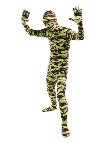 Costume de zentai multicolore camouflage en lycra spandex envelopp Halloween - Milanoo - Modalova