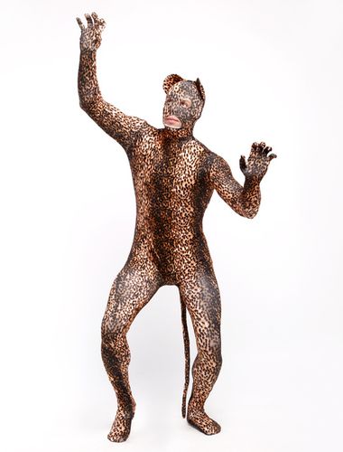 Vtement de zentai lopard motif lopard en lycra spandex yeux ouverts Dguisements Halloween - Milanoo - Modalova