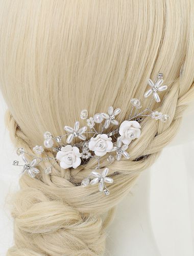 Epingle cheveux de marie Accessoires de mariage blanche - Milanoo FR - Modalova