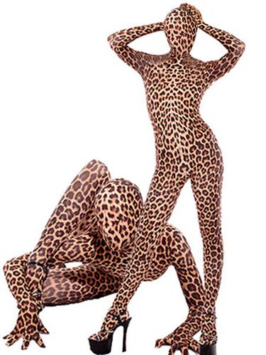 Lycra lopard Spandex Costume Dguisements Halloween 2022 Costume animal Bodysuit pleine - Milanoo FR - Modalova