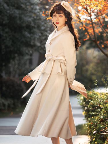 Jupe longue classique Lolita SK en polyester blanc tous les jours robe longue lolita dcontracte - Milanoo - Modalova